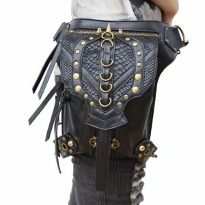 Steelmaster – Mujer Steampunk Cintura Bolsas Bolsa de hombro