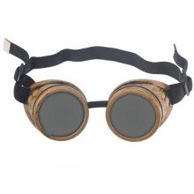 Pixnor Vintage Rústico Cyber Gafas Steampunk retrofuturista vintage