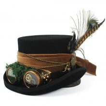 Sombrero housewaresstore , Loco Pirata con Gafas y de Copa Steampunk