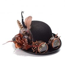 de la vendimia plumas Gafas de engranaje Sombrero gótico Victorian