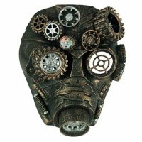 mascara de gas steampunk